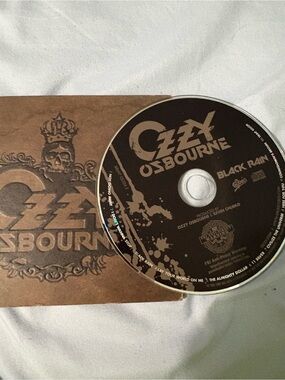 Black Rain Ozzy Osbourne CD with Brown/Black case